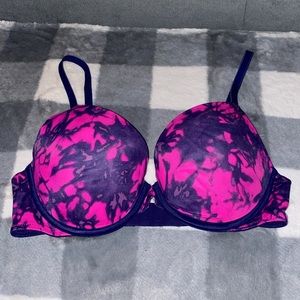 PINK Pink Tie-dye Bra 34C